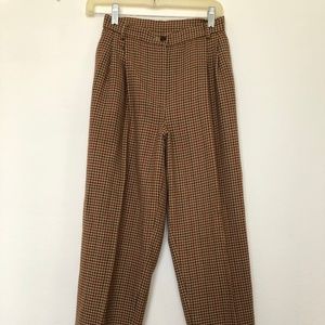Vintage Charter Club houndstooth trousers